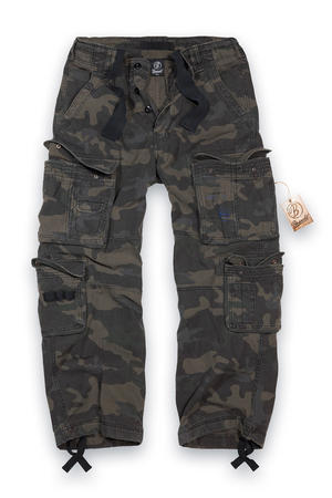 Brandit Pure Vintage Washed Combat Pants Dark Camo  Preview